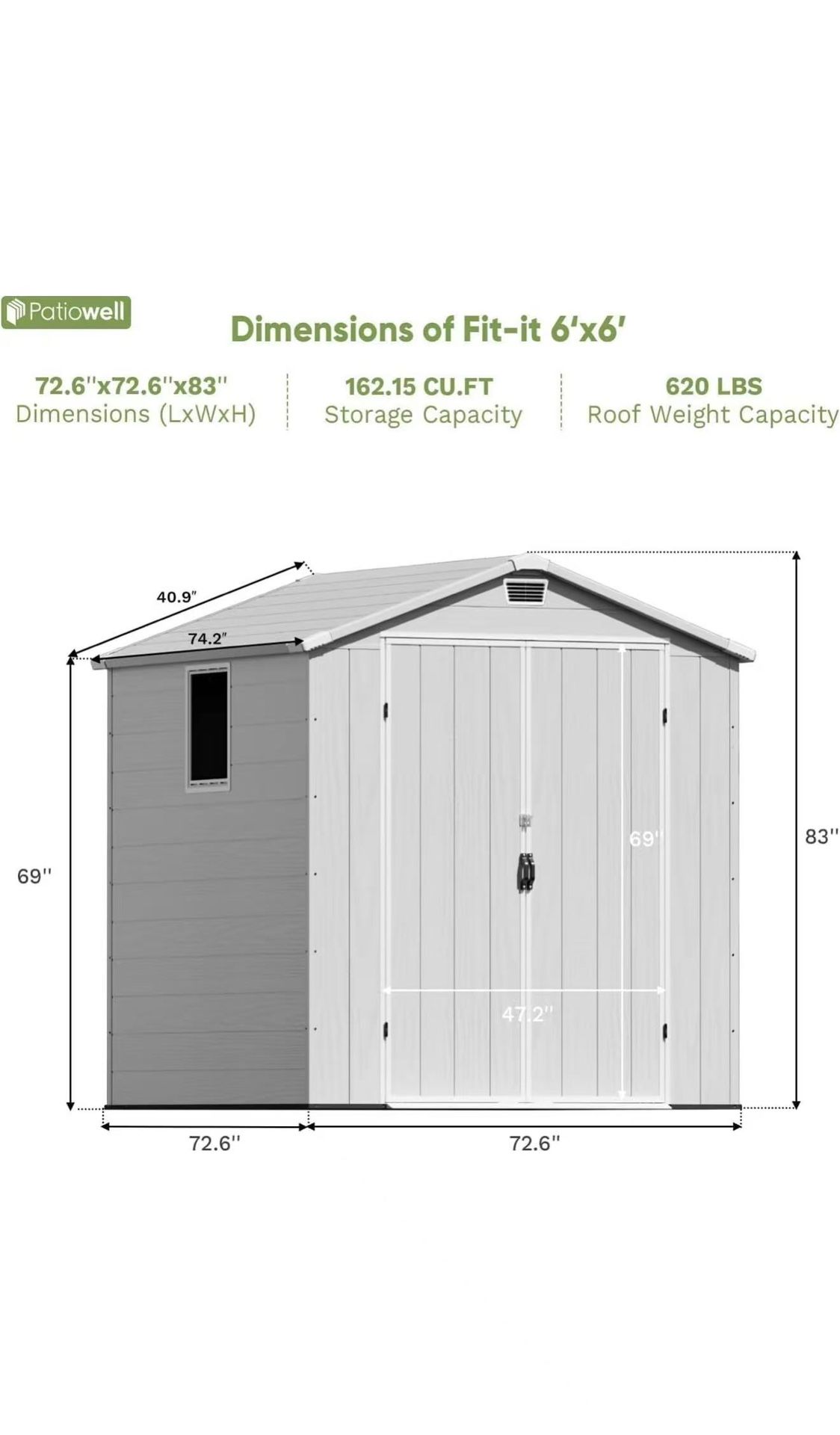 Outdoor Storage,nice,cheap -pickup Only