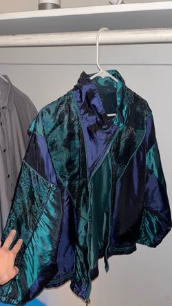 Vintage Iridescent Windbreaker Jacket
