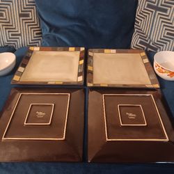 The dinnerware set is the Casa Estebana model by Gibson. 