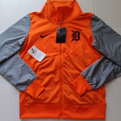 Women's Small Detroit Tigers Nike Track Windbreaker Jacket
