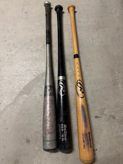 Lot of 3 Baseball Bats – Rawlings & Aluminum
