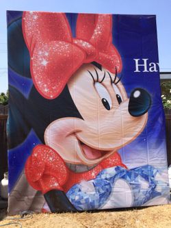 Minnie Mouse Photo Prop, 9ft wide x 11ft tall