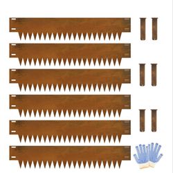 Cotten Steel Landscape Edging. 12inches Tall