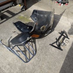 Windjammer Fairing And Backrest Rack - Good Condition 