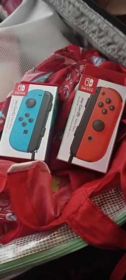 Nintendo Switch Joy-Con Pair - Neon Blue (L) + Neon Red (R) - Brand New Sealed