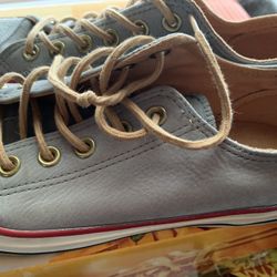 Converse Grey Suede Shoes 