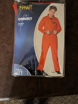 Open box Orange prison suit custom