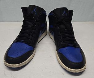 Nike Air Jordan 1 Retro High OG Royal Blue Black Mens Size 10.5 
