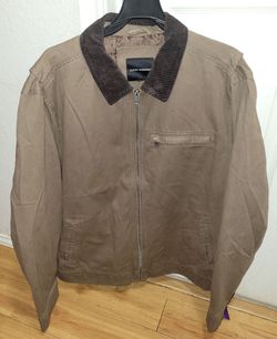 NWT Lucky Brand Mens Barn Jacket khaki XXL