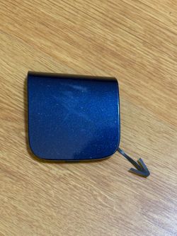 OEM 2016 Infiniti Q50 Front Tow Hook Cover - Iridium Blue-RAY