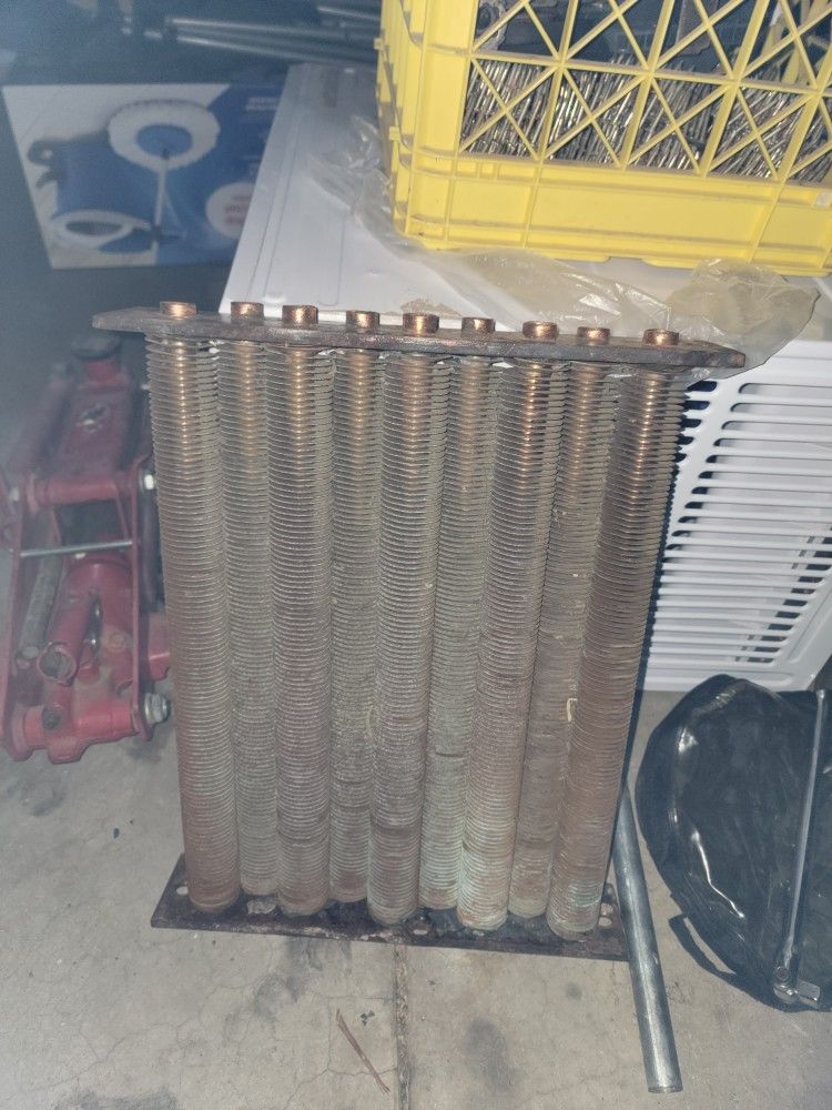 Heat Exchanger From Gas Pool Heater. Nice Project