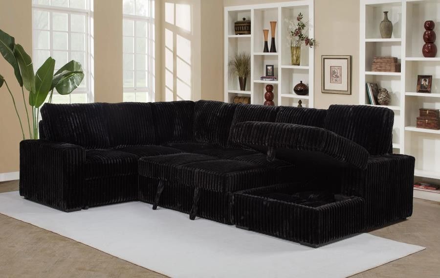 New Sleeper Sectional Sofa in Corduroy
