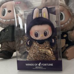 Popmart Labubu x Pronounce Wings of Fortune Vinyl Plush Hanging Card
