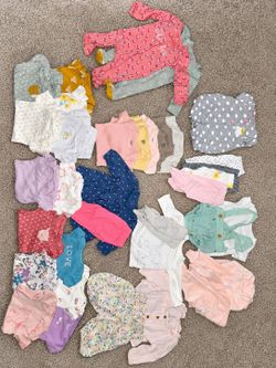 Newborn Size 0 Baby Girl Clothing Bundle