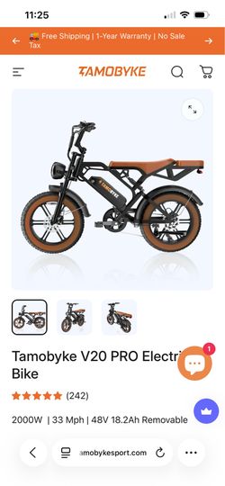 Tamobyke V20 PRO Electric Bike