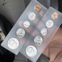 1964 Quarter Dime And Half 90%