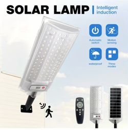 Outdoor Solar Street Light Motion Sensor Lamp Commercial Dusk To Dawn Road Lamp