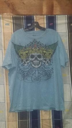 Route 66 Premium (Mens/Large ) Skeleton style design t shirt