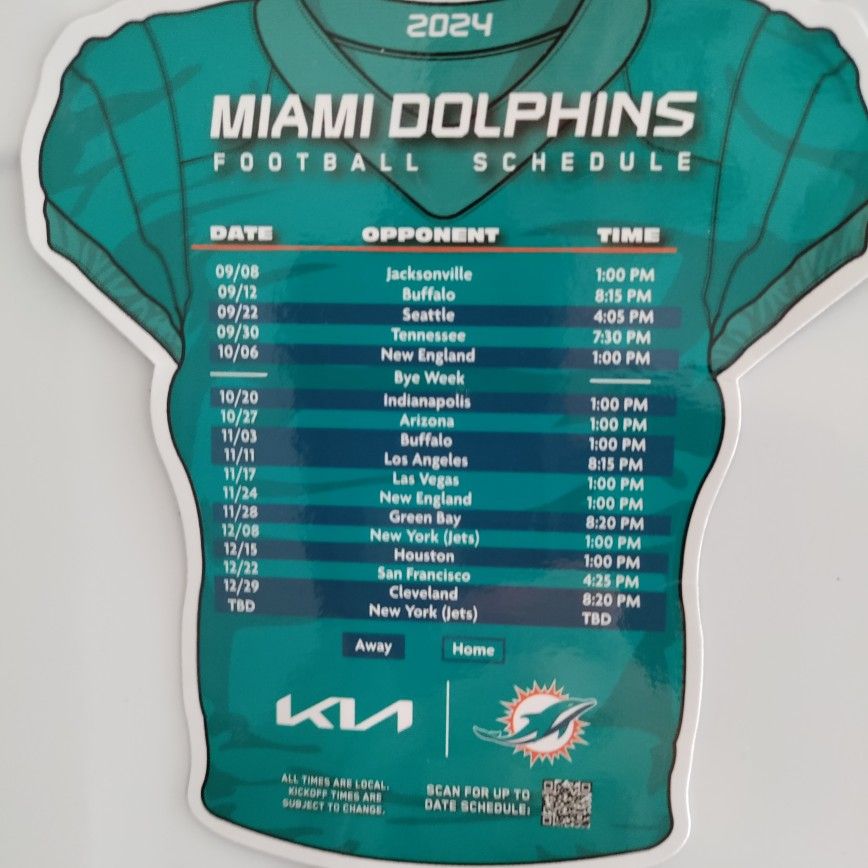attention Miami dolphins Arizona Cardinal fans game on Sunday