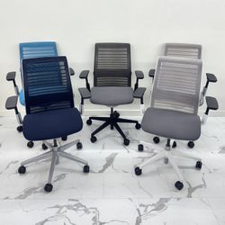 LIKE NEW STEELCASE THINK V2 CHAIRS, FULLY LOADED WITH LUMBAR SUPPORT! VARIETY OF COLORS AVAILABLE!
