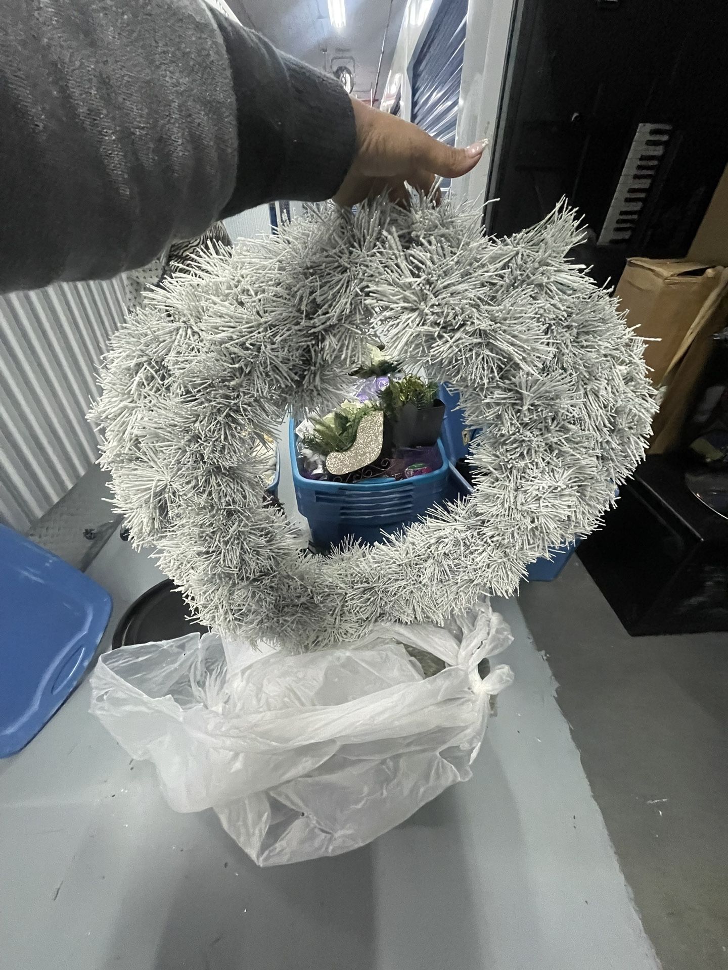 Artificial Christmas wreath