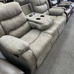 NEW 2pc or 3pc RECLINING SOFA LOVESEAT WITH OPTIONAL RECLINER, INCLUDING FREE DELIVERY WITHIN DFW AREA