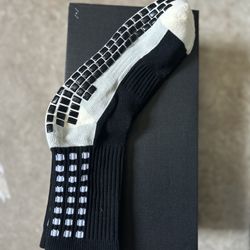 Black Grip Socks