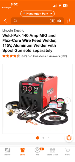 Lincoln Electric Weld-Pak 140 Amp MIG and Flux