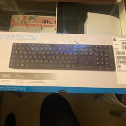 New HP Wired Keyboard 