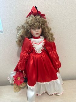 Vintage Porcelain Doll, Holly from The Leonardo Collection,