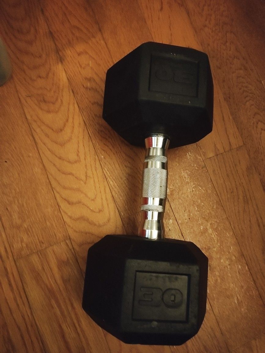 30 Pound Dumbbell 