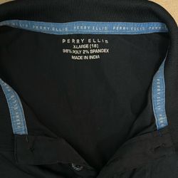 Per Ellis extra large size 18 Navy Blue Collar Shirt