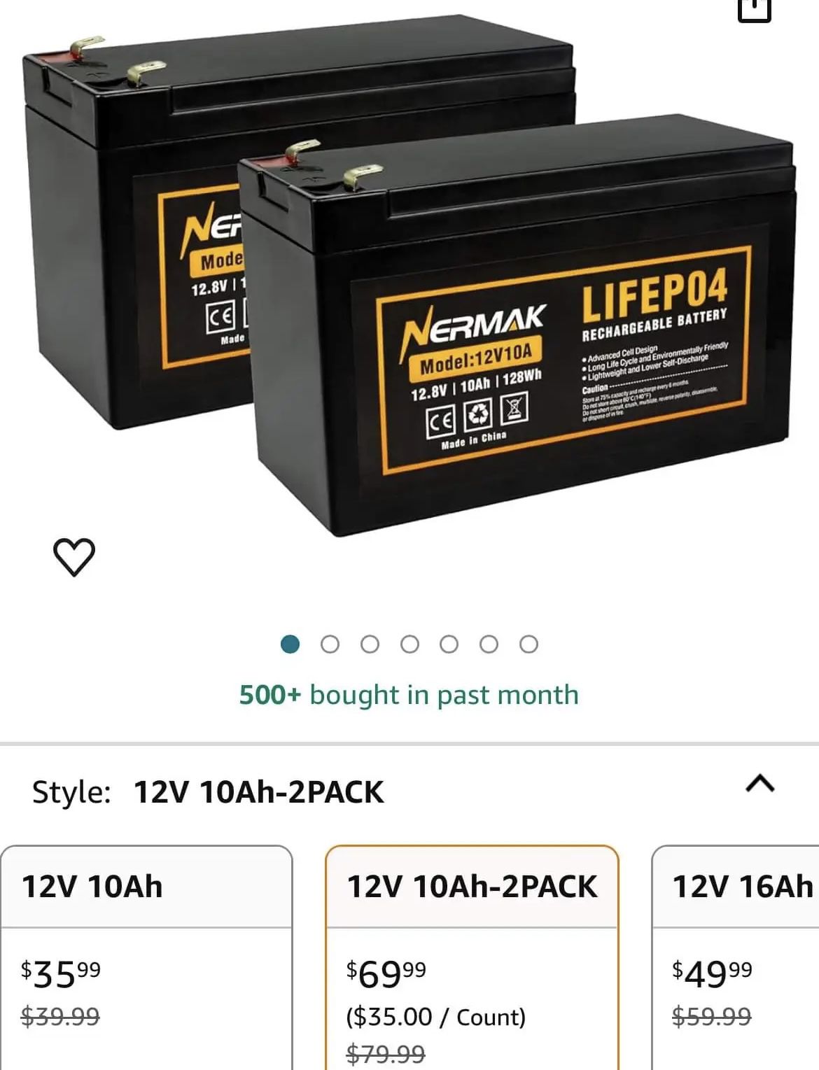 scooter/bike rechargeable battery