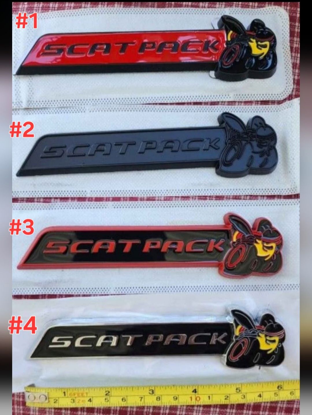 Scat Pack Badge grill or fender see all pics sold separately SHIPPING AVAILABLE