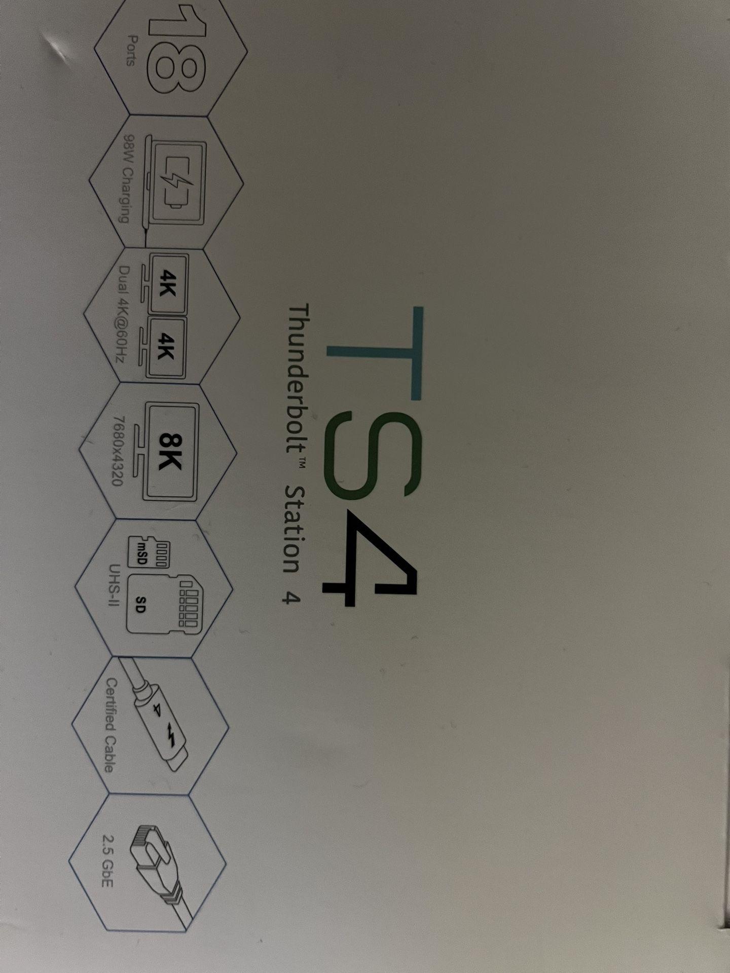 Brand New TS4 CalDigit Dock For MacBook 