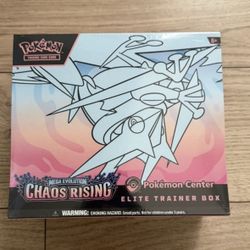 Pokemon Center Chaos Rising Elite Trainer Box