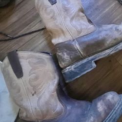 Steel Toe Boots Cowboy Construction Hat 