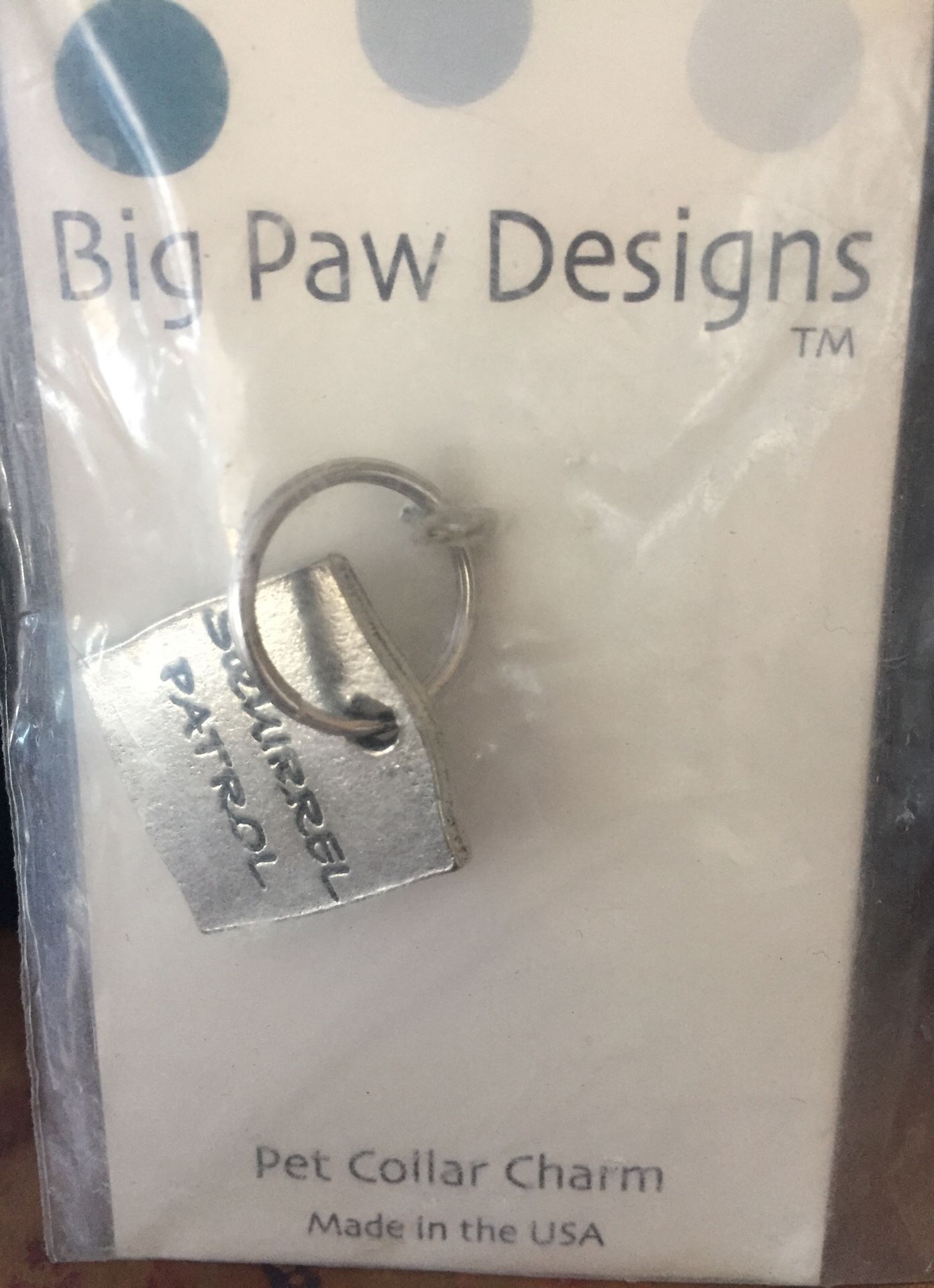 Pet collar charm