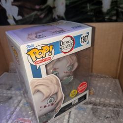 FUNKO POP DEMON SLAYER KIMETSU NO YAIBA RUI 1307 GITD GLOWS IN THE DARK GAMESTOP