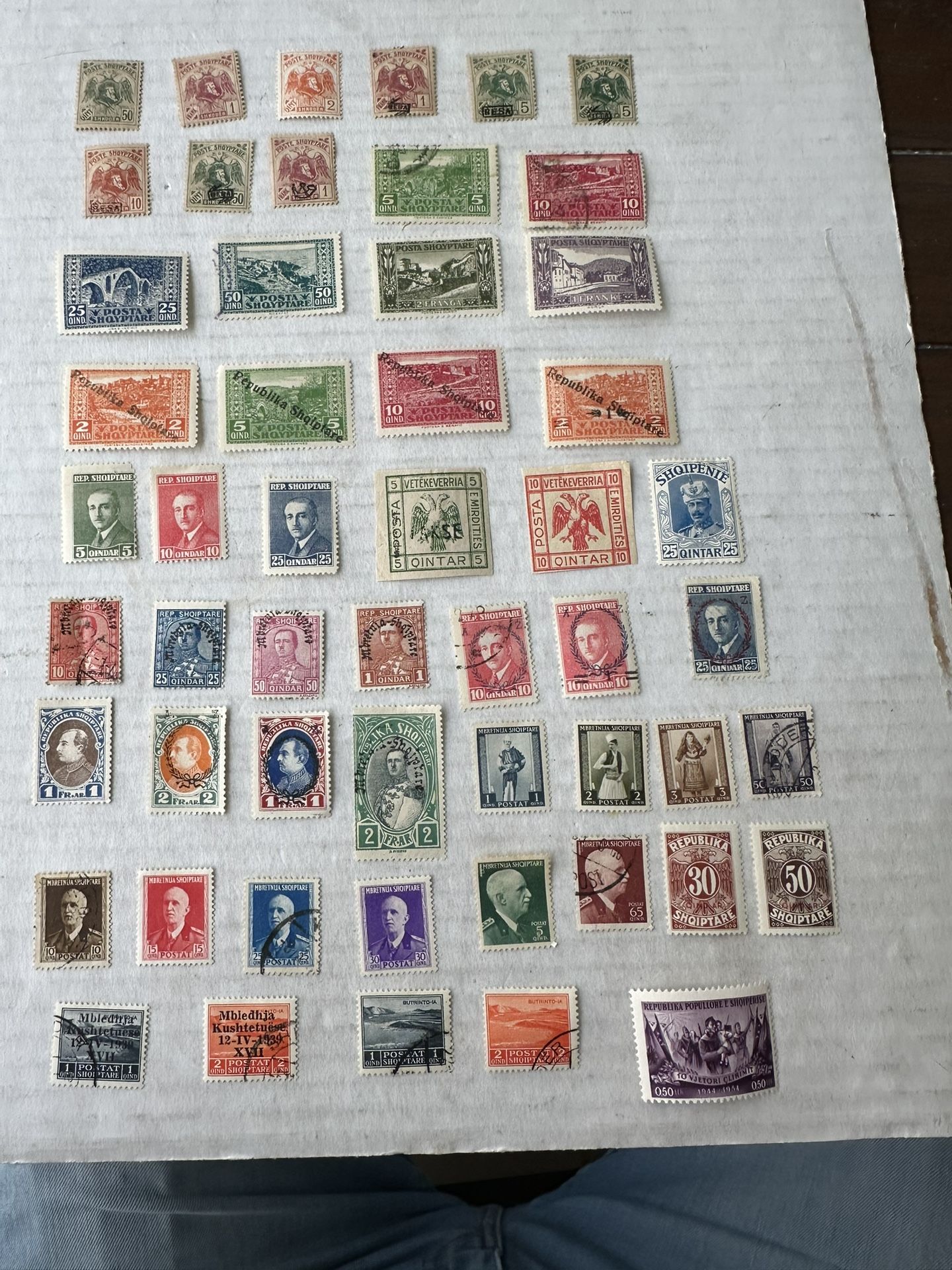 Albania Old Collection Of 55 Stamps 