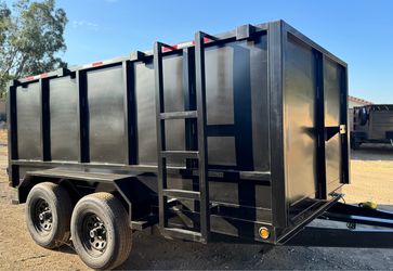 New 12ft Long Hydraulic Dump Trailer
