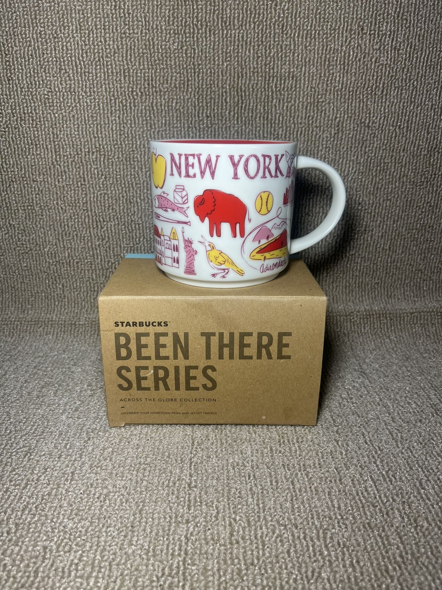 Starbucks Been There Series New York Knickerbocker State Ceramic Mug, 14 Oz