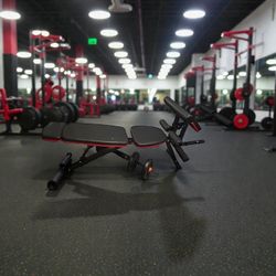 Adjustable Workout Bench w/ Preacher Curl & Leg Extension 