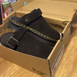 Doc Marttens Zebzag Mule BLACK