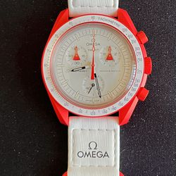 Omega + Swatch Mission To Mars 42mm Moonswatch 