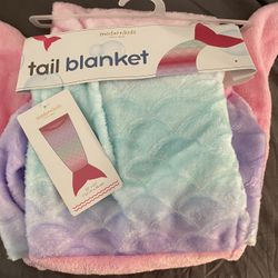 Mermaid Tail Blanket For Little Girls