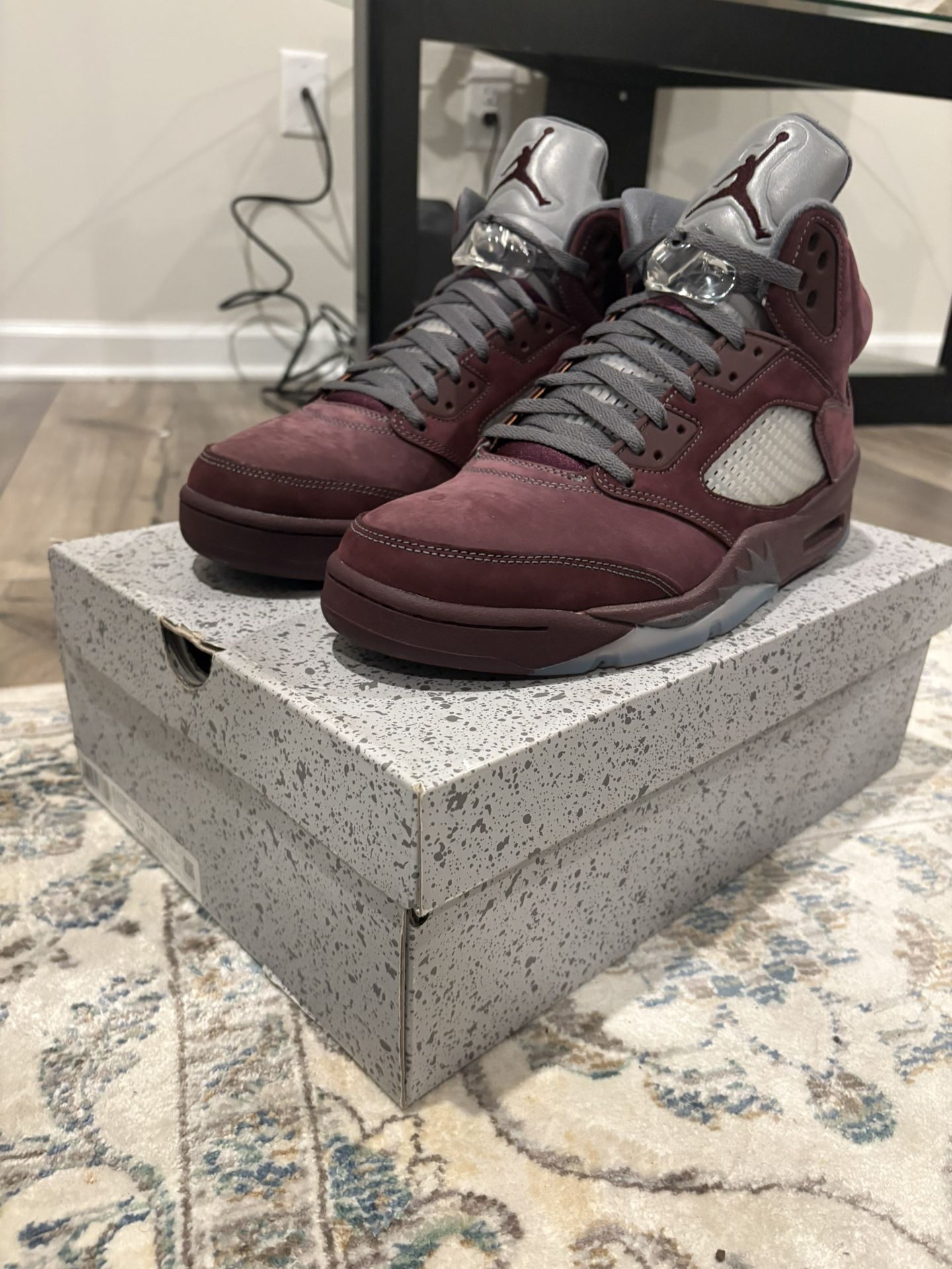 Jordan 5 Burgundy Size 12 Joints