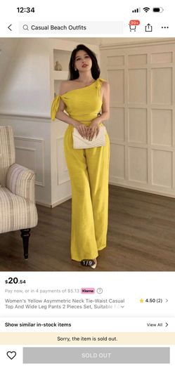 Yellow 2 Piece