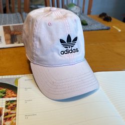 Adidas Women’s Pink Hat – Black Embroidery – 100% Cotton