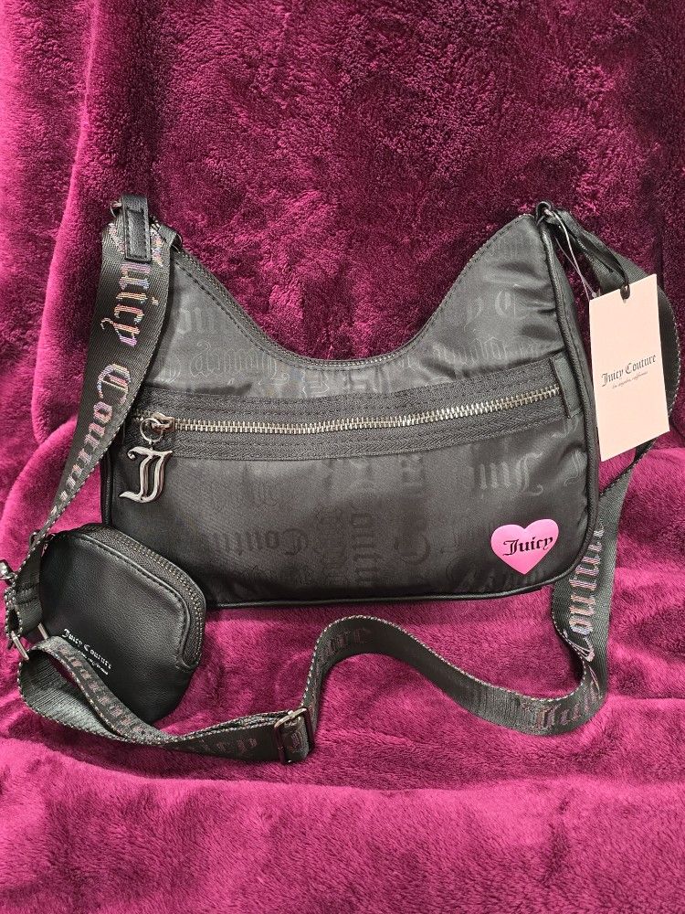 Juicy Couture Black Bag Material Girl NWT